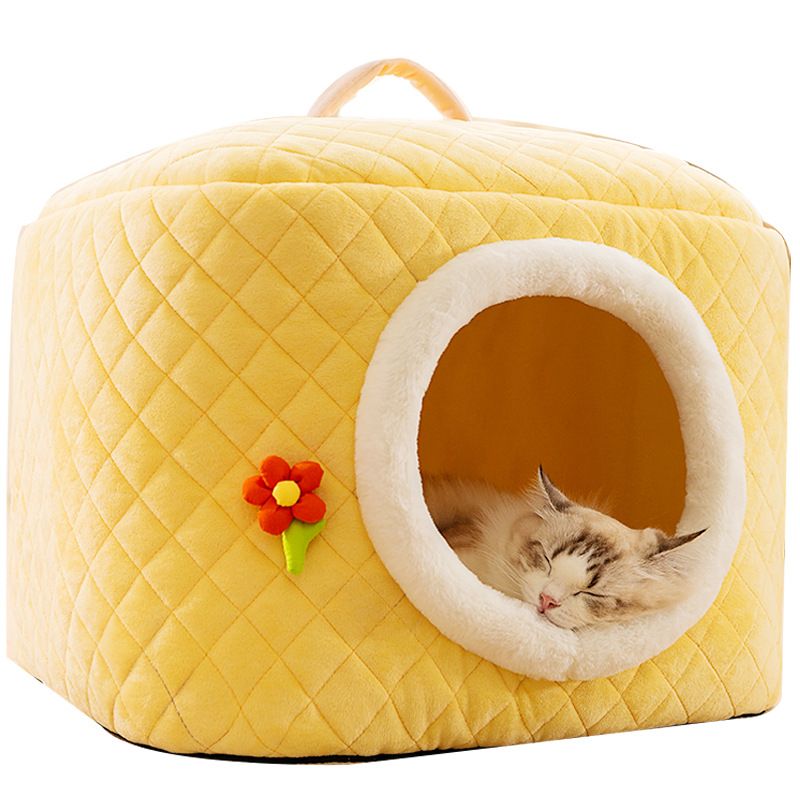 Winter Warm Cat House bèt kay nich